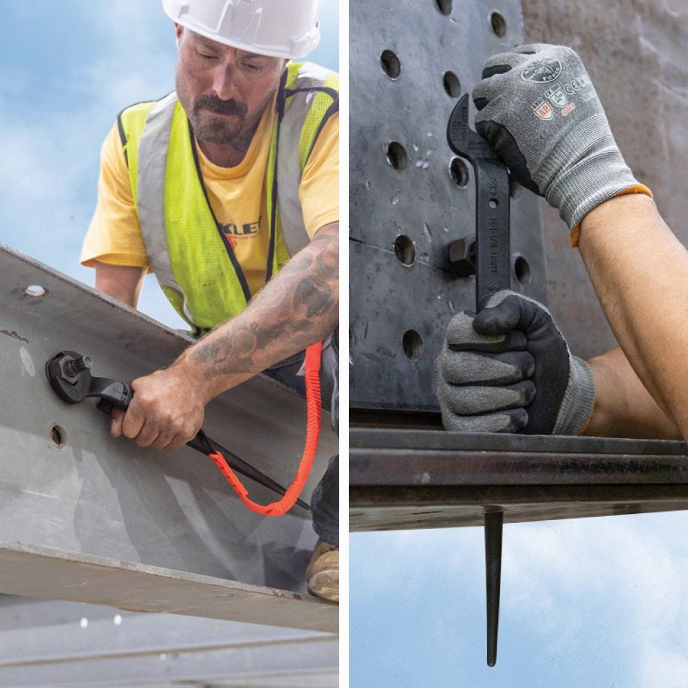 Klein Tools 3212TT Spud Wrench, 1-1/4-Inch Nominal Opening with Tether Hole