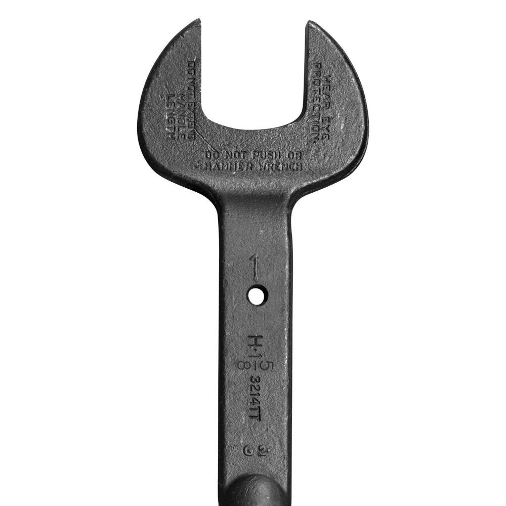 Klein Tools 3214TT Spud Wrench, 1-5/8-Inch Nominal Opening with Tether Hole