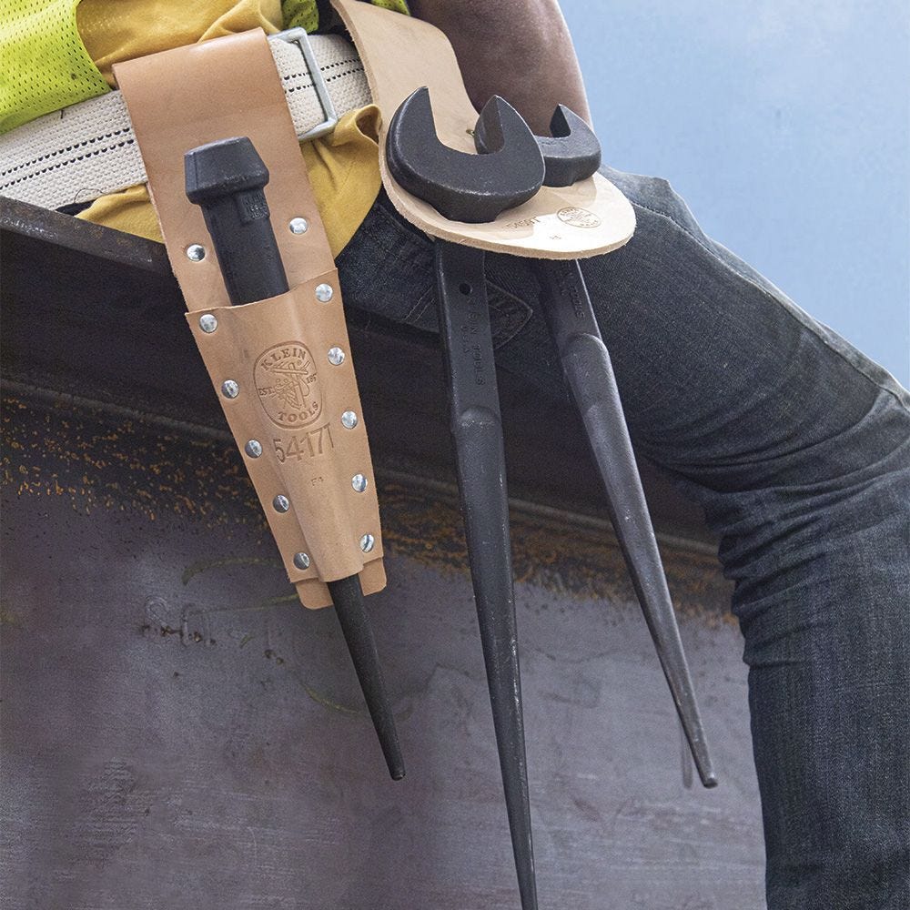 Klein Tools 3214TT Spud Wrench, 1-5/8-Inch Nominal Opening with Tether Hole