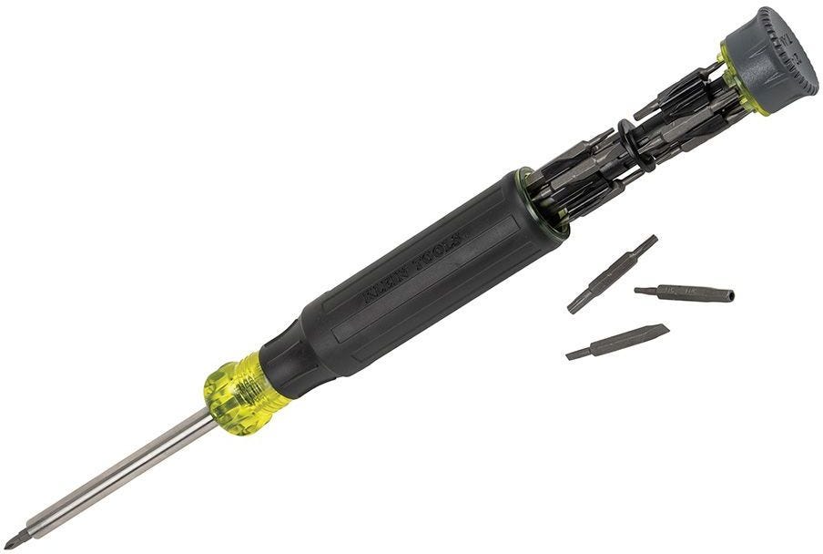 Klein 32327 27-in-1 Multi-Bit Precision Screwdriver with Tamperproof Bits