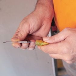 Klein Tools 32613 HVAC Pocket Screwdriver, 3-in-1, Phillips, Slotted, Schrader Bits