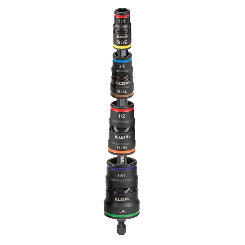 Klein Tools 32934 9-in-1 Impact Rated Flip Socket Set, SAE – Tool Nut