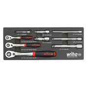 Wiha 33388 9-Piece SoftFinish Ratchet Tray Set