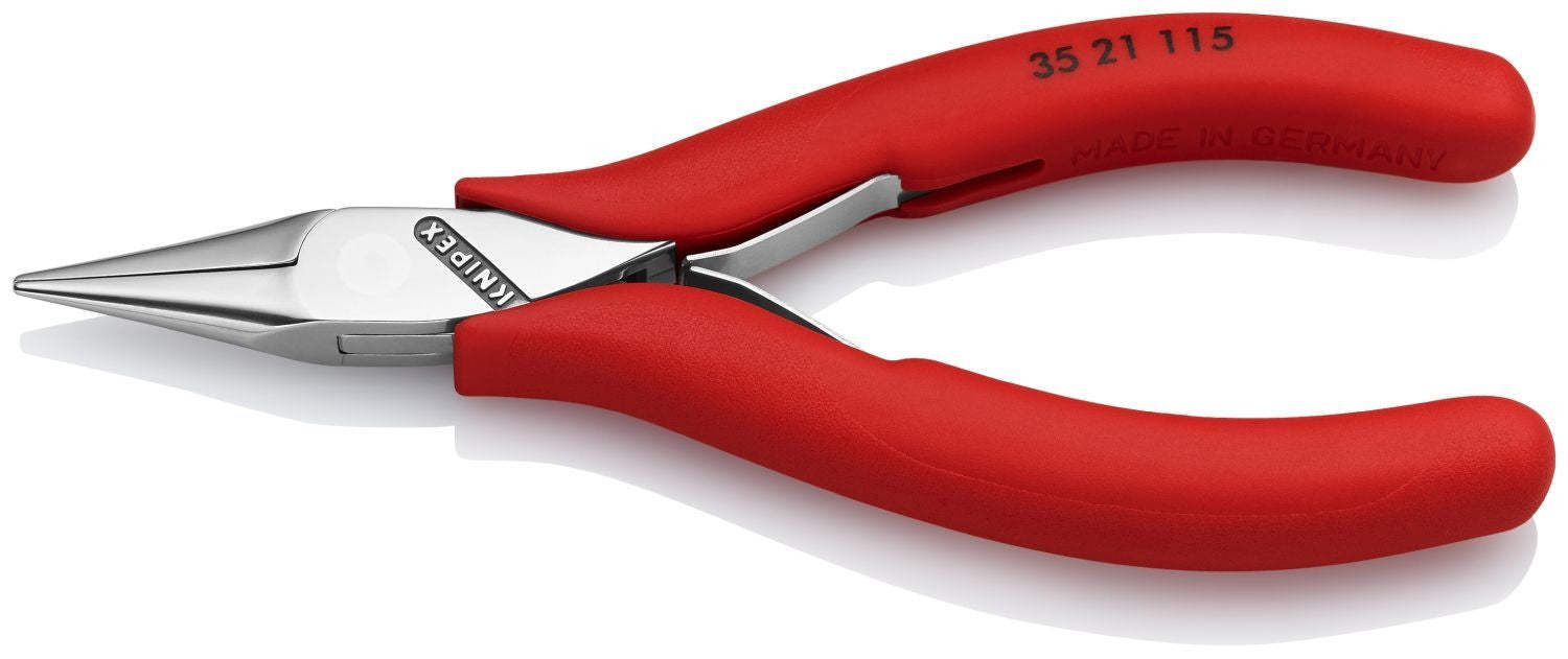 Knipex 35 21 115 Electronics Gripping Pliers-Half Round Tips