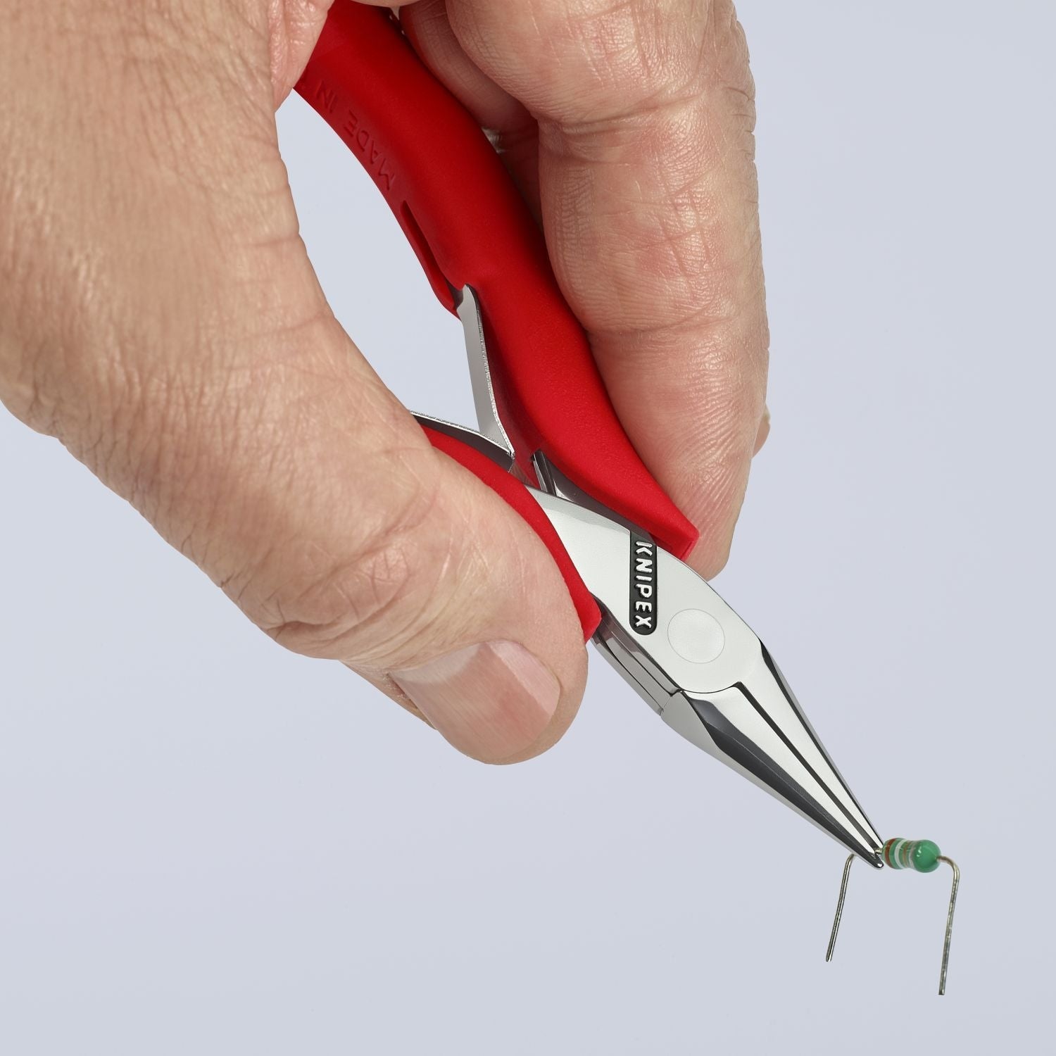 Knipex 35 21 115 Electronics Gripping Pliers-Half Round Tips