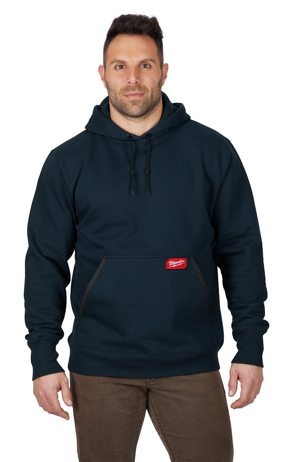 Milwaukee 350B Black Heavy Duty Pullover Hoodie, 2X