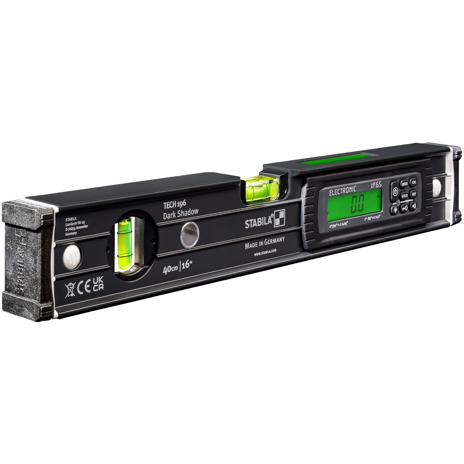 Stabila 36300 Tech 196 Dark Shadow 16 in. Spirit Level