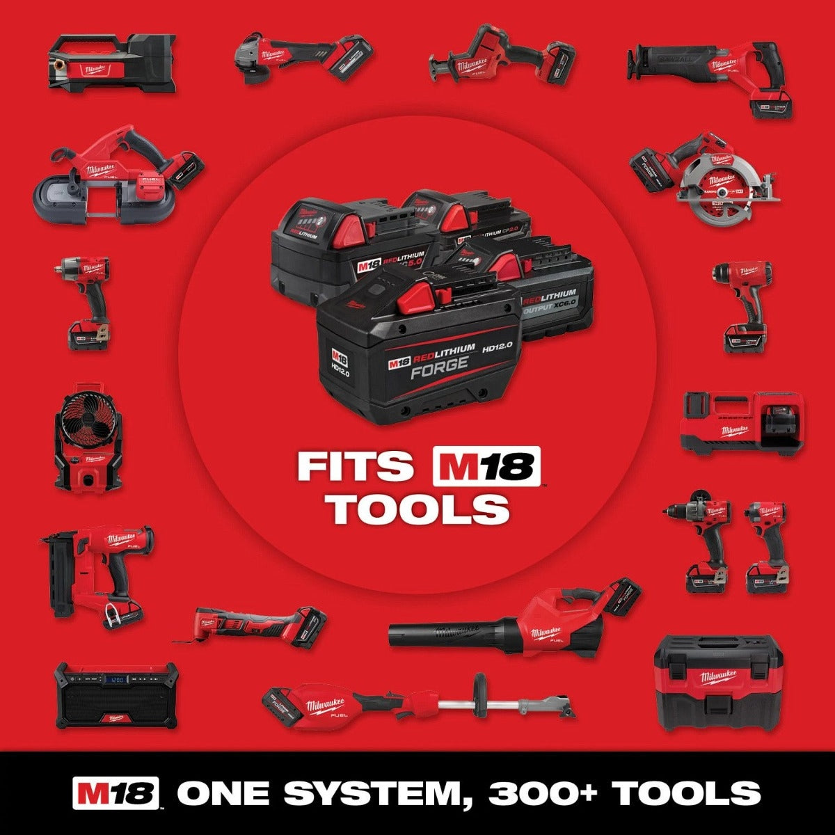 Milwaukee 3799-22 M18 FUEL Hammer Drill + Hydraulic Impact Driver 2-Tool Combo 5.0Ah Kit