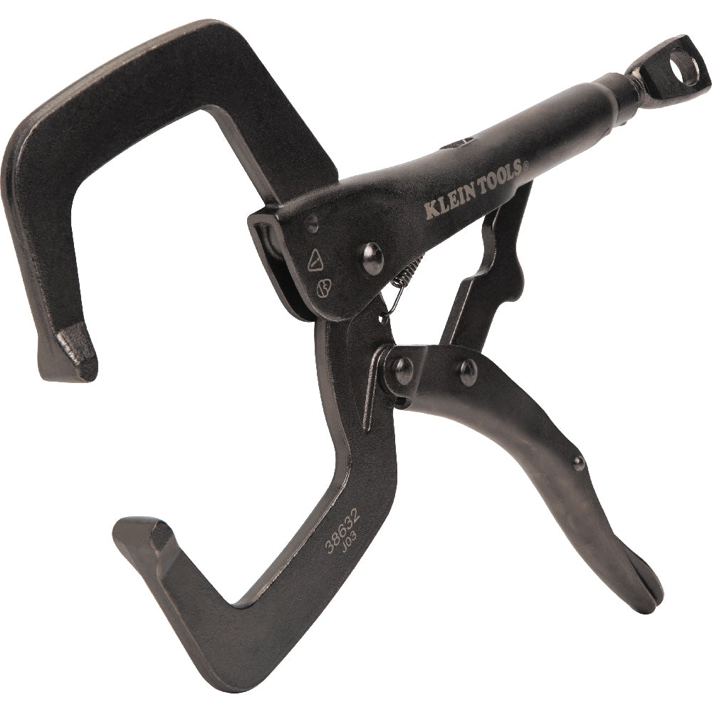 Klein Tools 38632 C-Clamp Locking Pliers With Standard Jaws, 11-Inch
