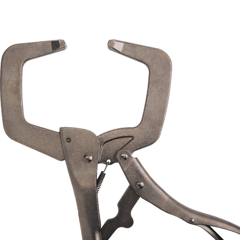 Klein Tools 38632 C-Clamp Locking Pliers With Standard Jaws, 11-Inch