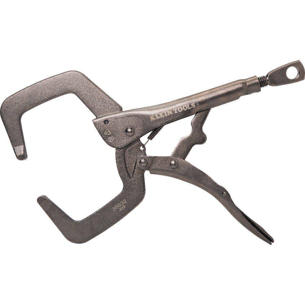 Klein Tools 38632 C-Clamp Locking Pliers With Standard Jaws, 11-Inch
