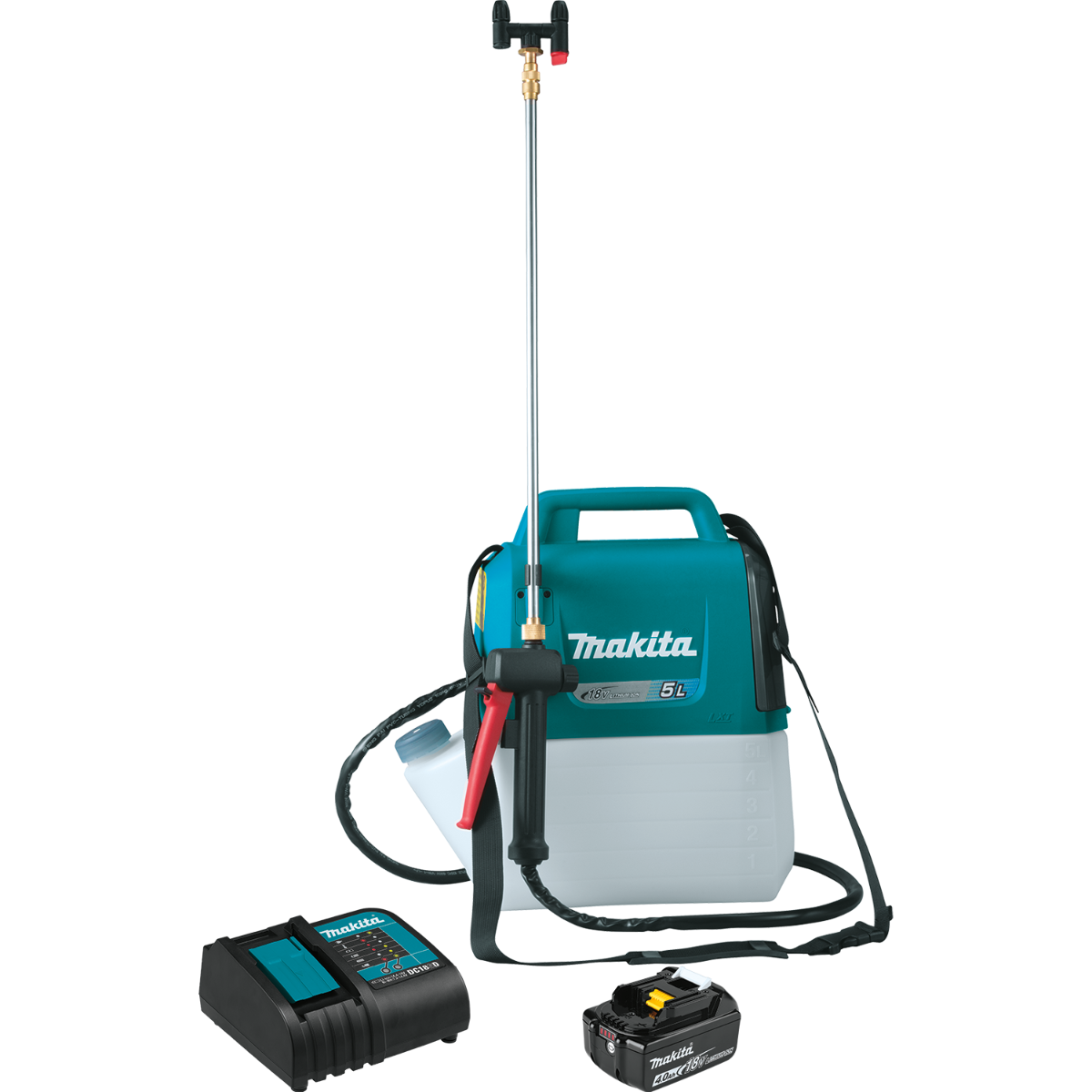 garden sprayer kit Makita XSU03SM1 18V LXT Lithium-Ion Cordless 1.3 Gallon Sprayer Kit (4.0Ah)
