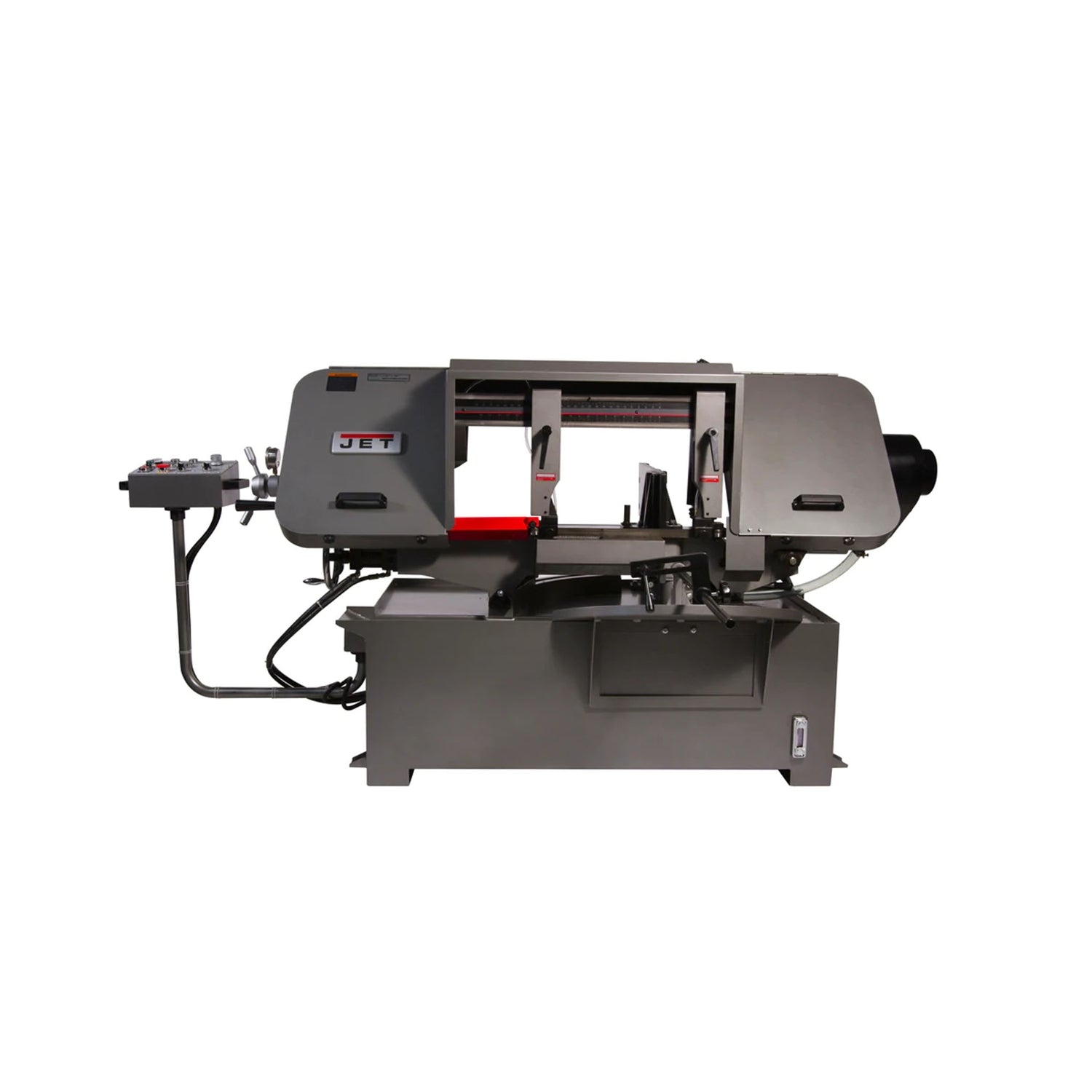 JET 424475 HBS-1220MSAH, 12" x 20" Semi-Automatic Mitering Variable Speed Bandsaw with Hydraulic Vise