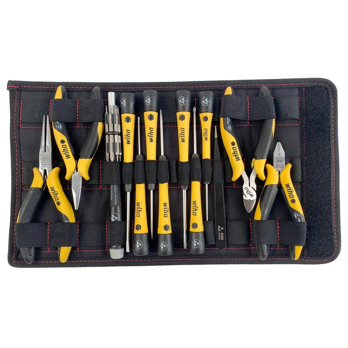 Wiha 45892 26-Piece ESD Safe PicoFinish Precision Screwdrivers, Pliers & Bits Set