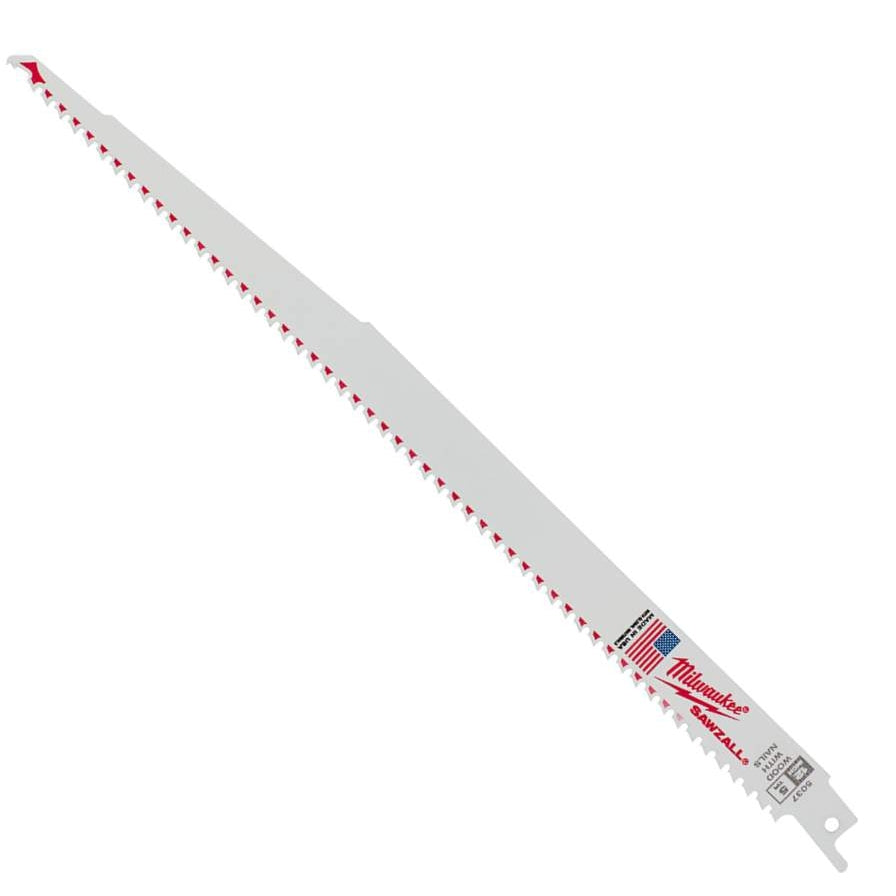 Milwaukee 48-00-5037 12" 5 TPI SAWZALL Recip Blade (5 Pk)