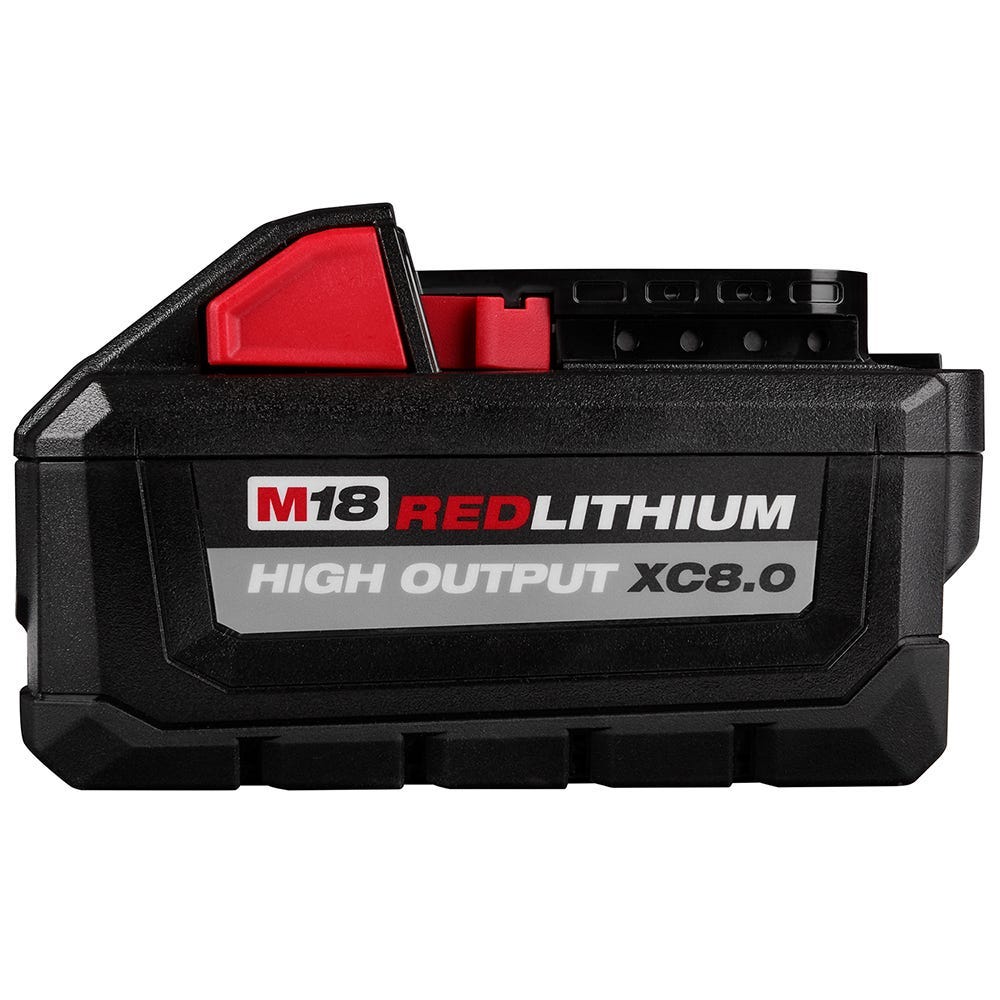 Milwaukee M18 REDLITHIUM HIGH OUTPUT XC 8.0Ah Battery, 2-Pack