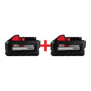 Milwaukee M18 REDLITHIUM HIGH OUTPUT XC 8.0Ah Battery, 2-Pack