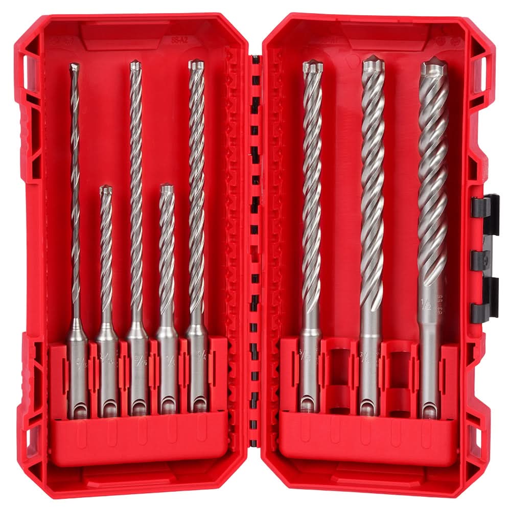 リコリス BP➕TD 4コンセット Milwaukee 8pc. SDS Plus MX4 4-Cutter Drill Bit Kit – Tool Nut