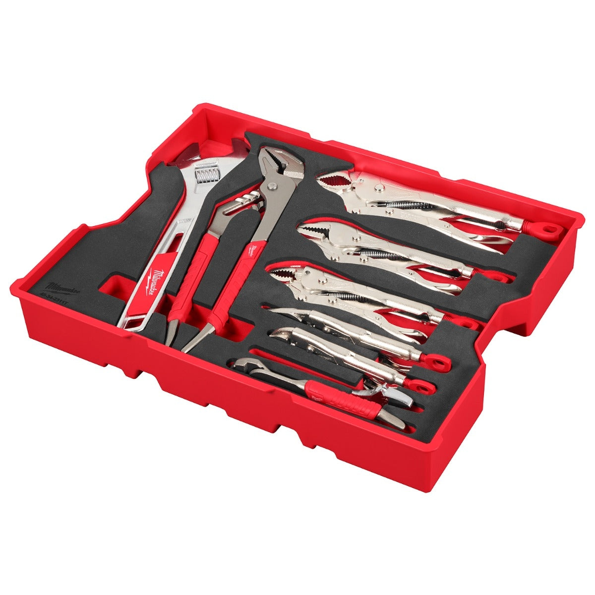 Milwaukee 48-22-0160 9-Piece Pliers & Wrench Set with Tray for