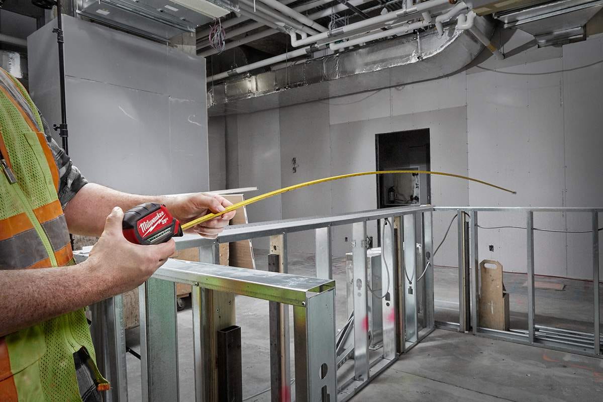 Milwaukee 48-22-0325G 25-Foot Compact Magnetic Tape Measure, 2-Pack