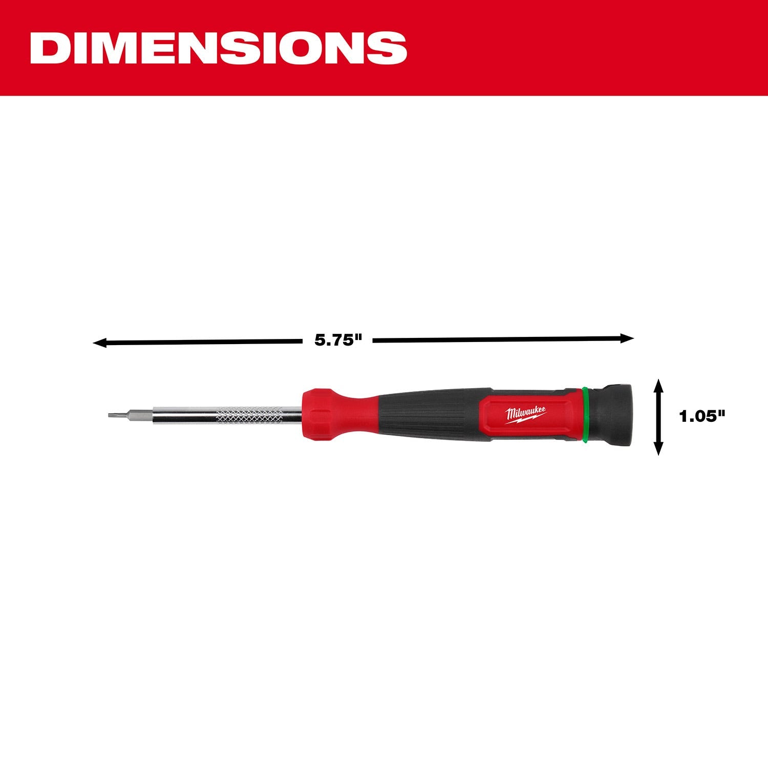 Milwaukee 48-22-2931 4-in-1 TORX Security Precision Multi-Bit Screwdriver