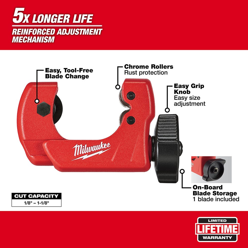 Milwaukee 48-22-4251 1" Mini Copper Tubing Cutter