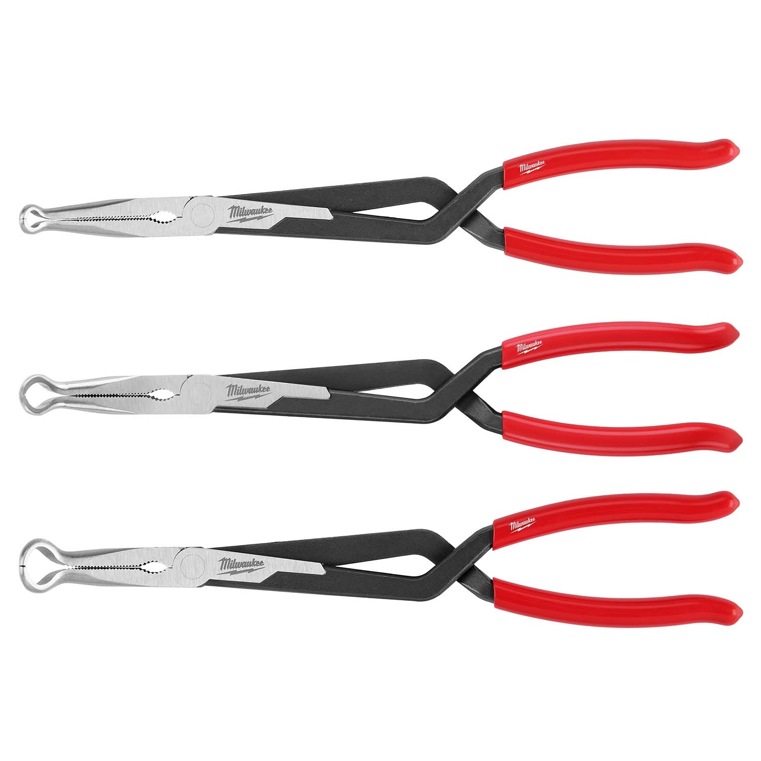Milwaukee 48-22-6563 3PC Long Reach Hose Grip Pliers Set – Tool Nut