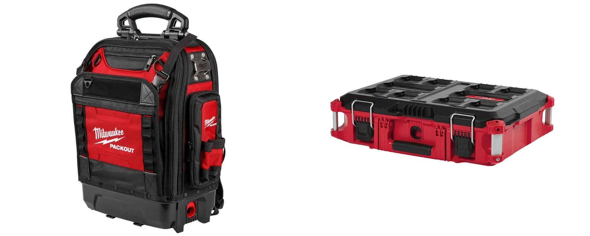 Milwaukee PACKOUT Structured Backpack with PACKOUT Tool Box Kit