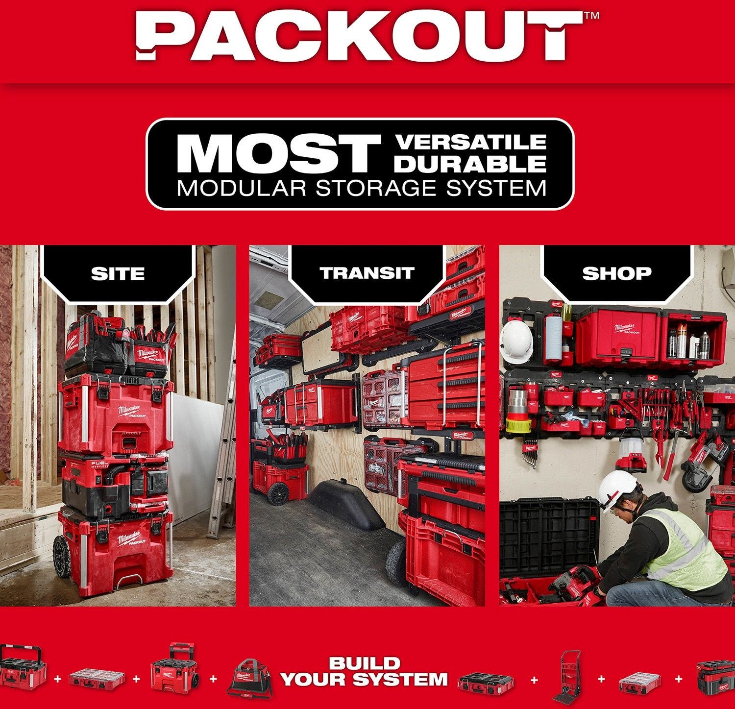 Milwaukee 48-22-8339 PACKOUT M18 Battery Rack
