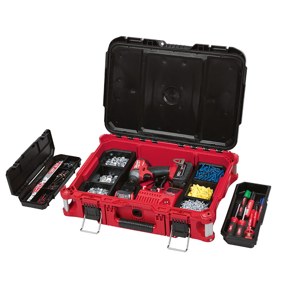 Milwaukee PACKOUT Structured Backpack with PACKOUT Tool Box Kit