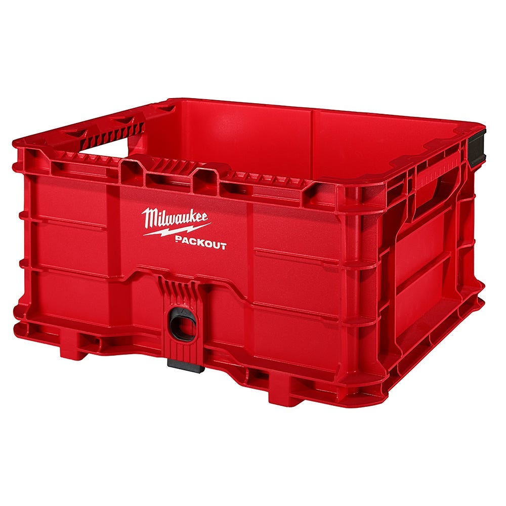 Milwaukee PACKOUT 16-Quart Compact Cooler with PACKOUT Crate and PACKOUT Compact Low-Profile Organizer