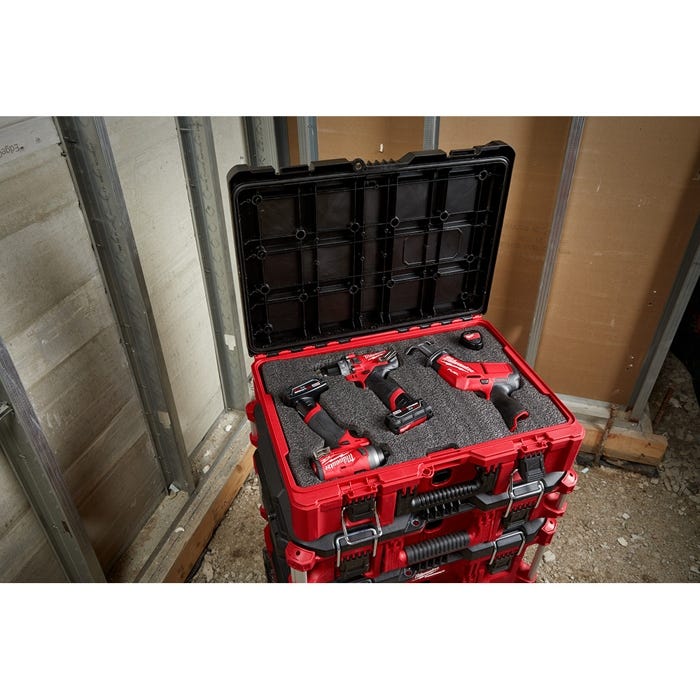 Milwaukee PACKOUT XL Tool Box and PACKOUT Tool Case with Insert Discount Pack