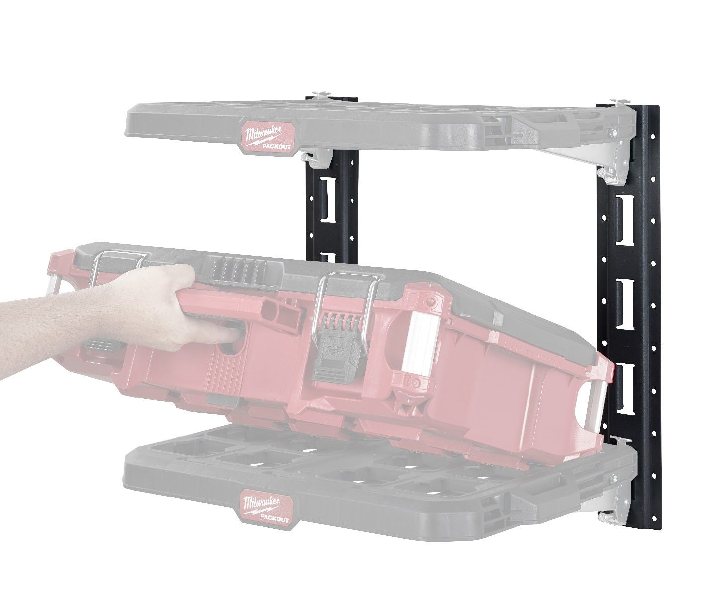 Milwaukee 48-22-8482 PACKOUT Racking E-Track, 2-Pack