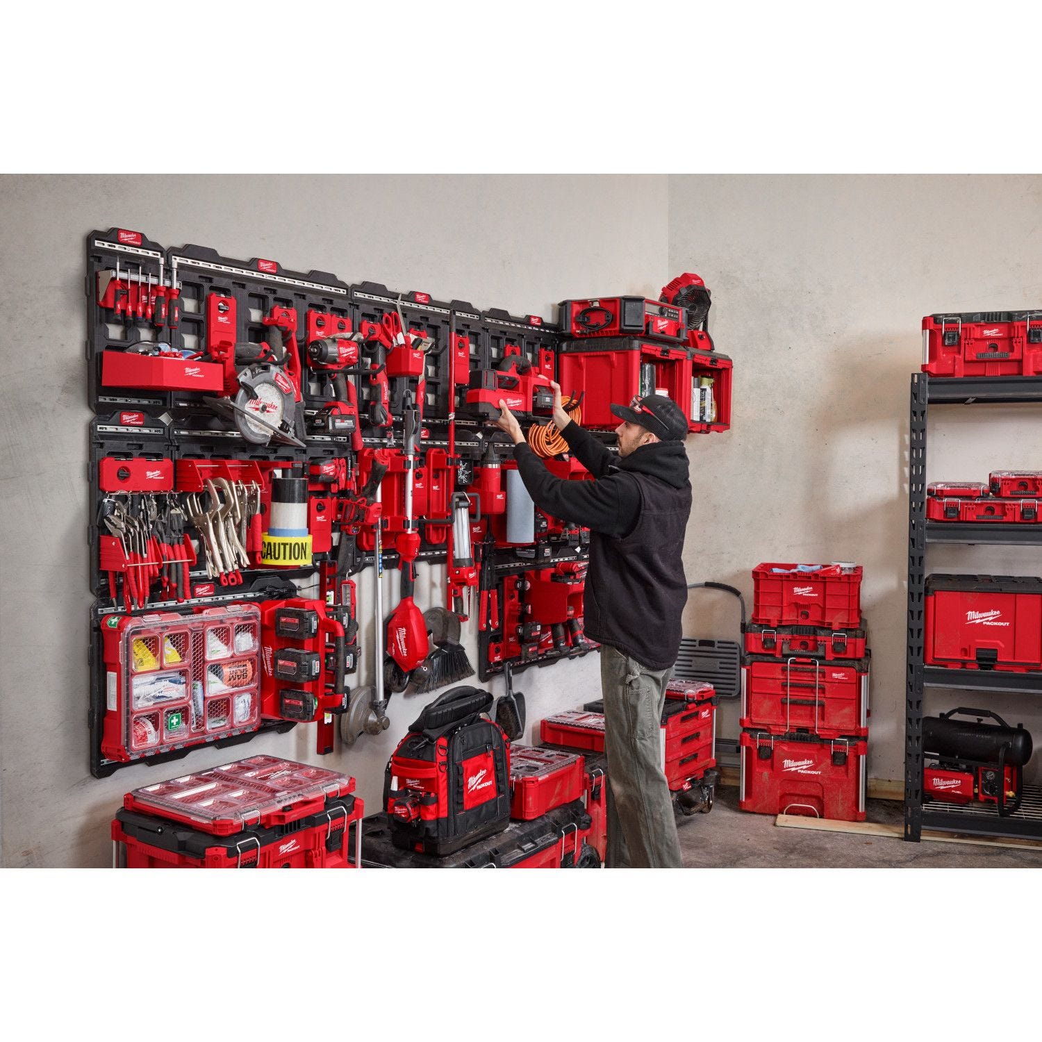 Milwaukee 48-22-8496 PACKOUT Compact Wall Plate