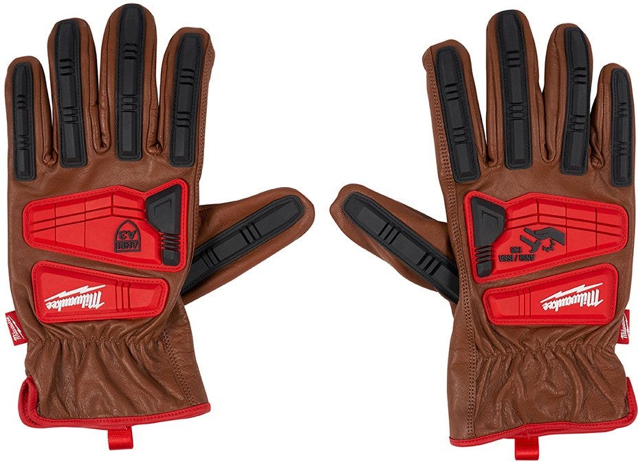 Milwaukee 48-22-8773 Impact Cut Level 3 Goatskin Leather Gloves - XL