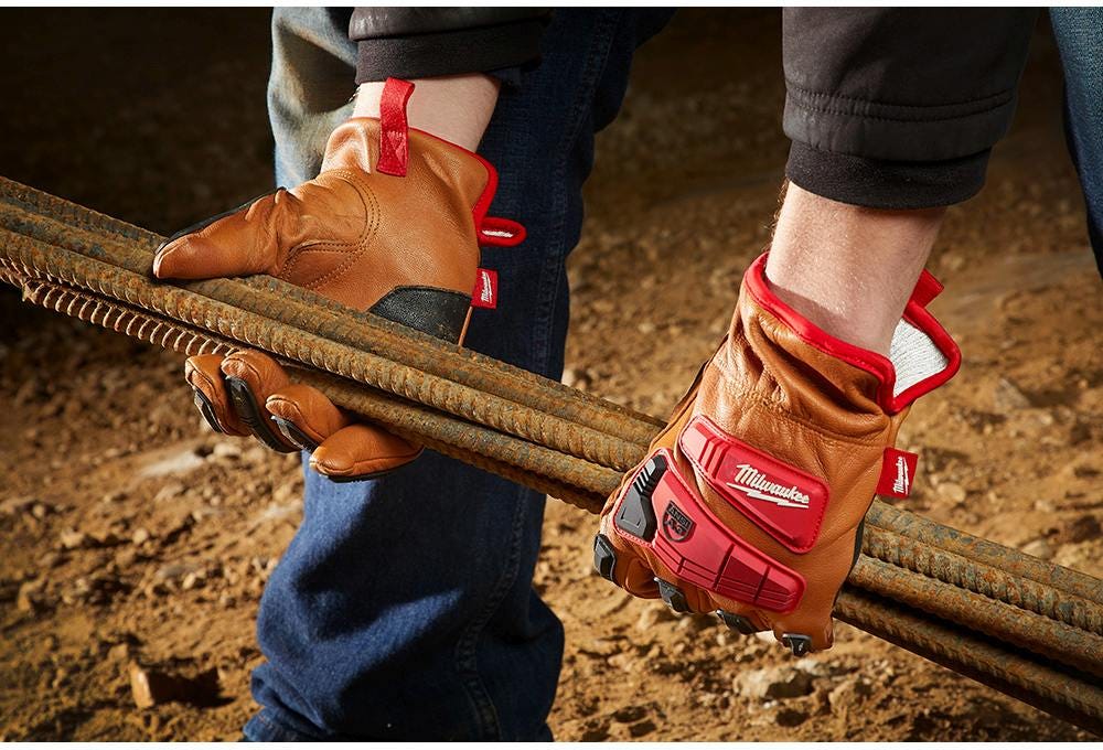 Milwaukee 48-22-8773 Impact Cut Level 3 Goatskin Leather Gloves - XL