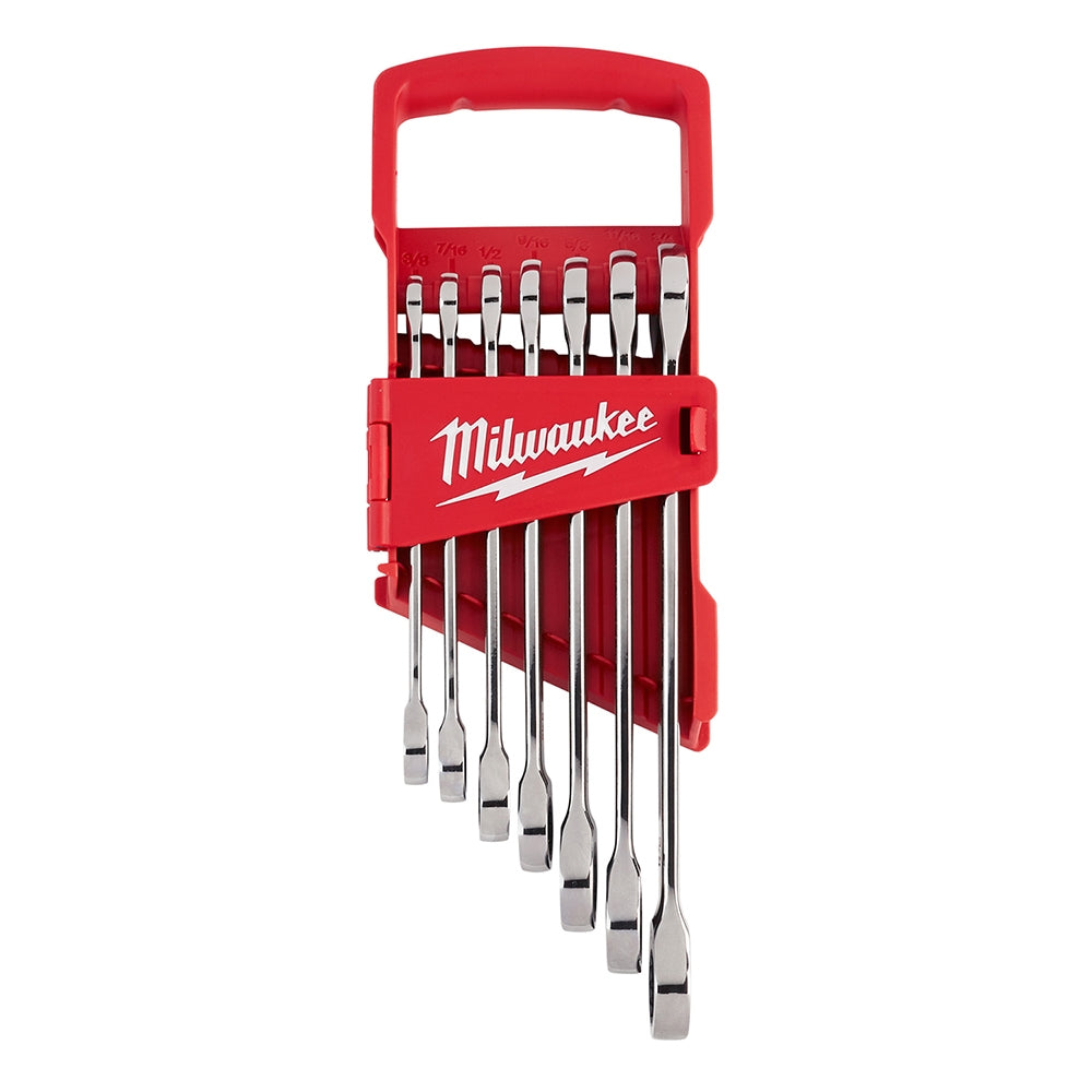 Milwaukee 48-22-9406 7-Piece Ratcheting Combination SAE Wrench Set