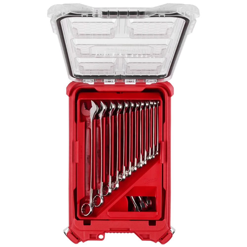 Milwaukee 48-22-9484 15pc SAE Combination Wrench Set with PACKOUT
