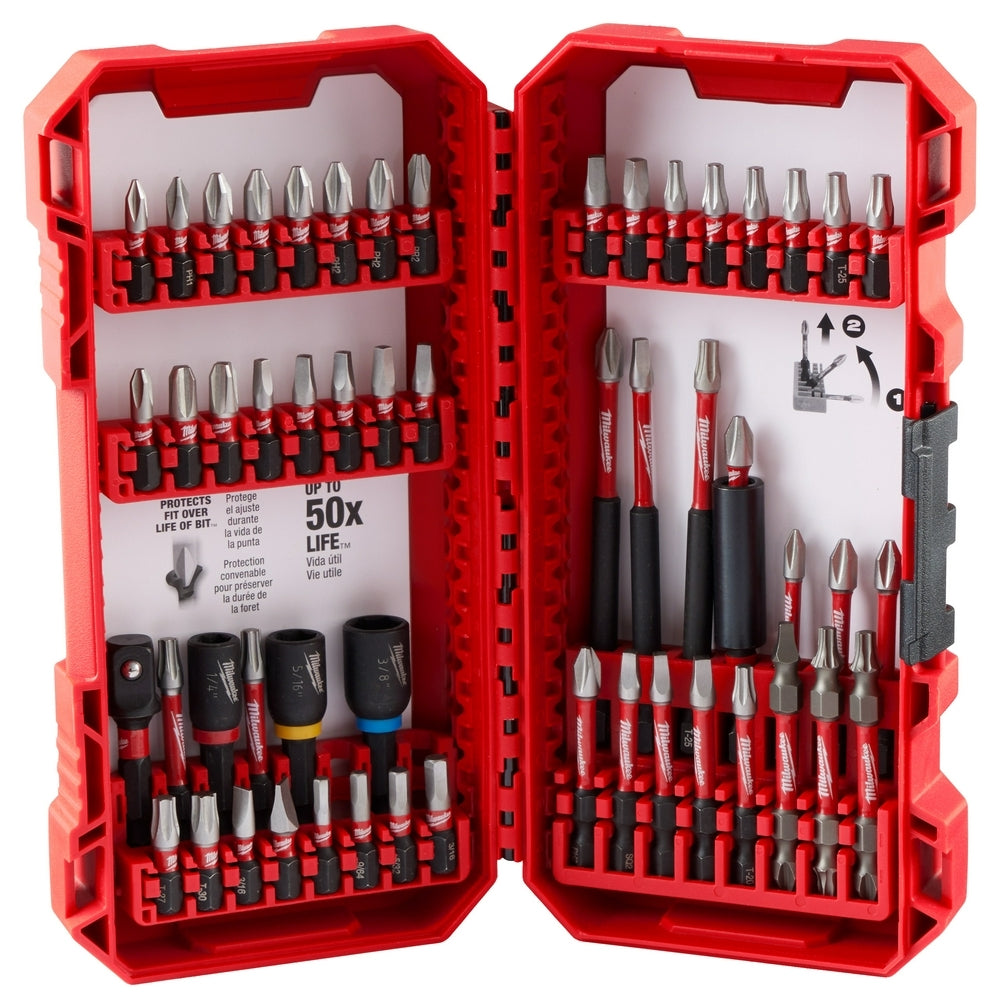 Milwaukee 48-32-4010 54-Piece SHOCKWAVE Impact Duty Driver Bit Set