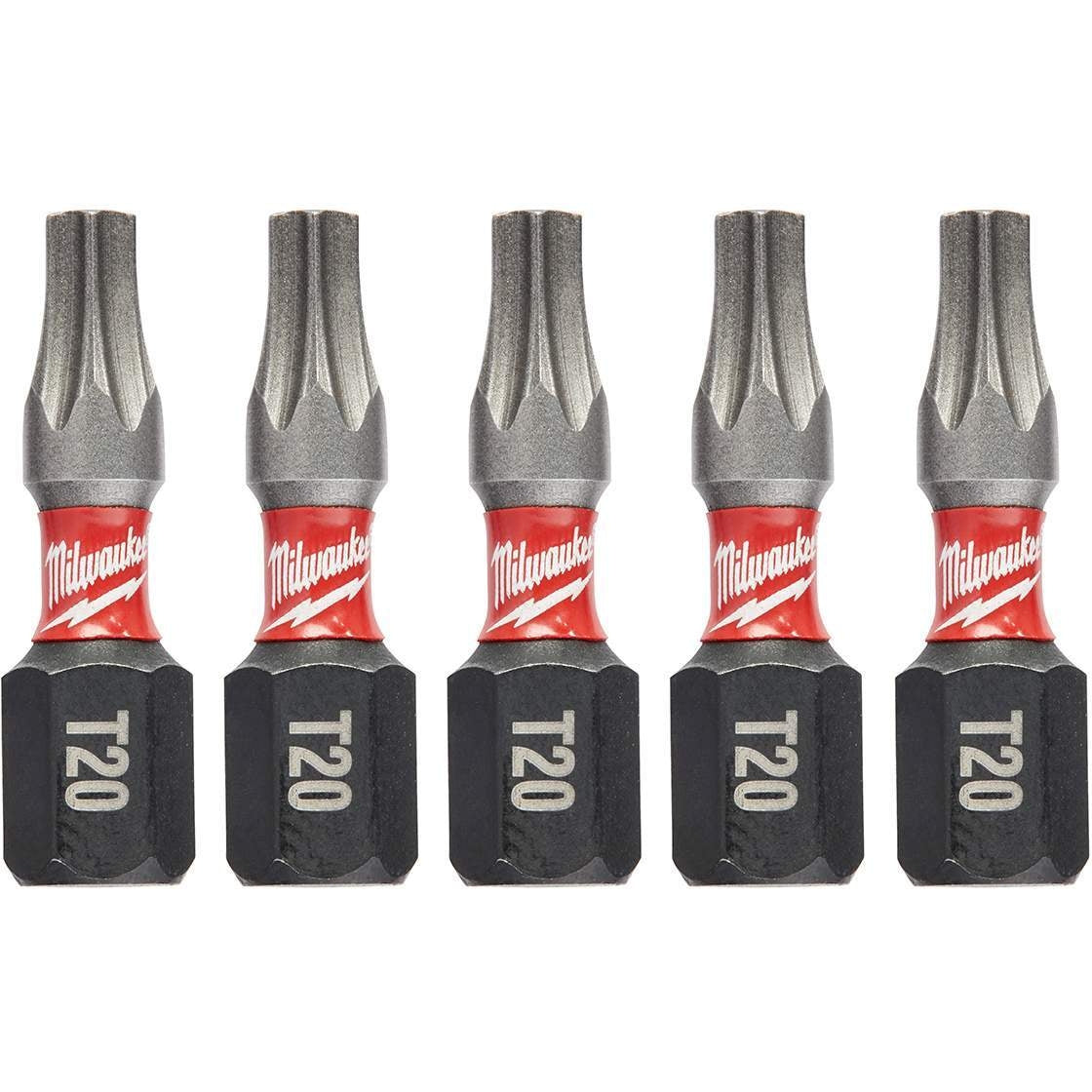Milwaukee 48-32-4614 Shockwave 1" Torx T20 , 5-Pack