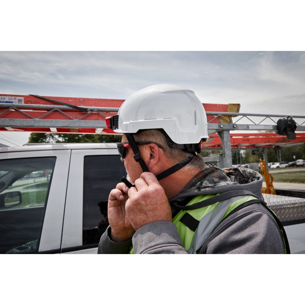 Milwaukee 48-73-1309 Red Safety Helmet - Type 2, Class E