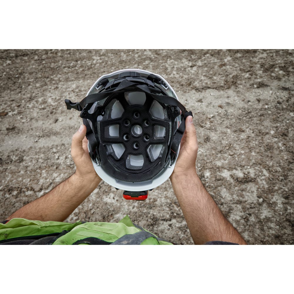 Milwaukee 48-73-1309 Red Safety Helmet - Type 2, Class E
