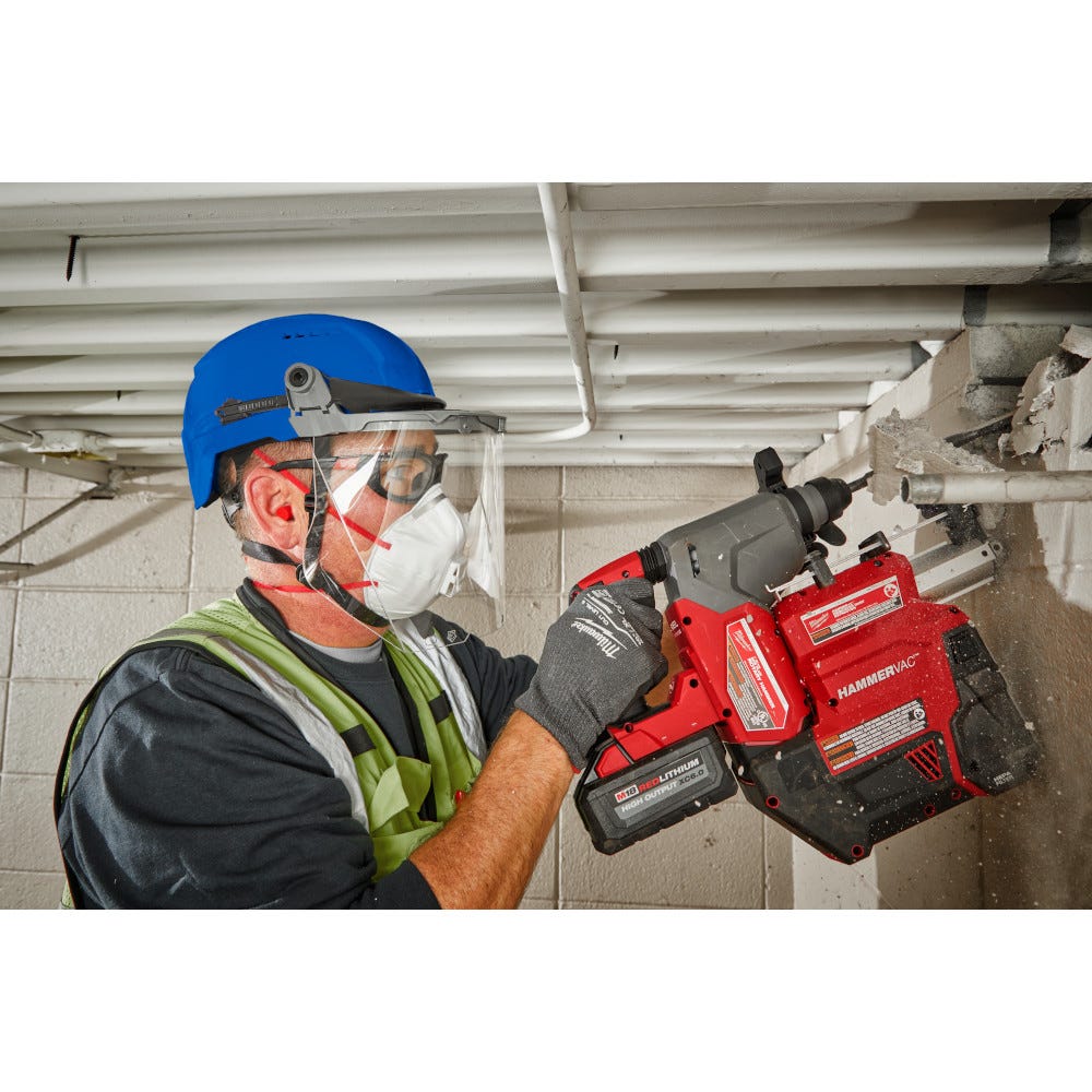 Milwaukee 48-73-1304 Blue Vented Safety Helmet - Type 2, Class C