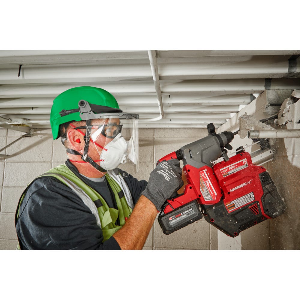 Milwaukee 48-73-1307 Green Safety Helmet - Type 2, Class E
