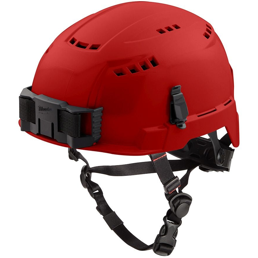 Milwaukee 48-73-1308 Red Vented Safety Helmet - Type 2, Class C