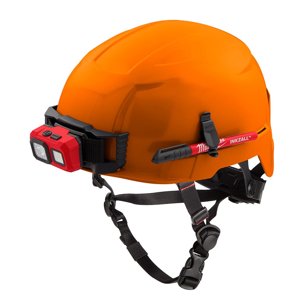 Milwaukee 48-73-1313 Orange Safety Helmet - Type 2, Class E