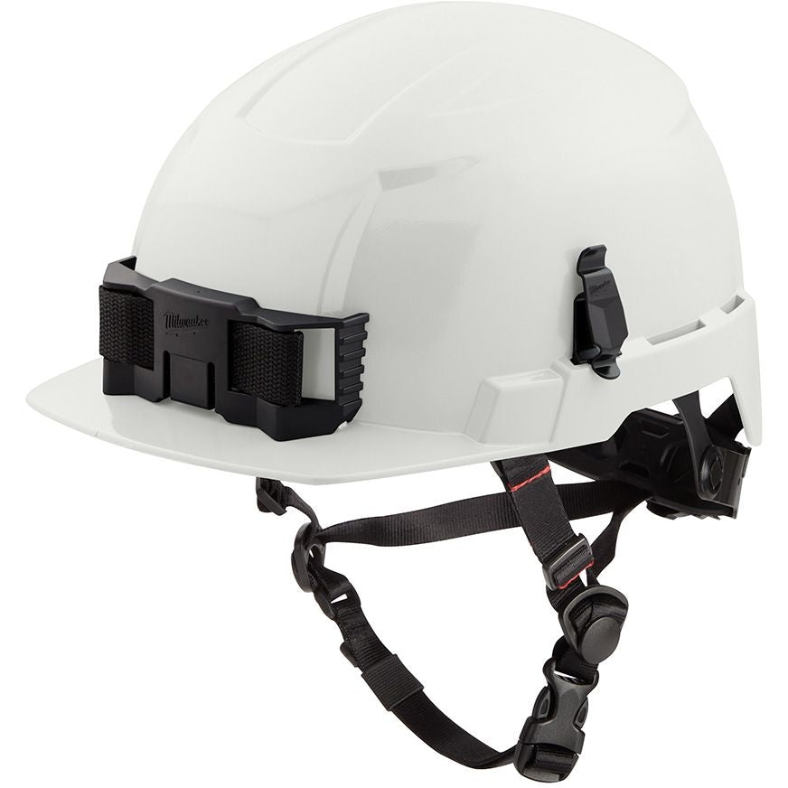 Milwaukee 48-73-1321 White Front Brim Safety Helmet - Type 2, Class E