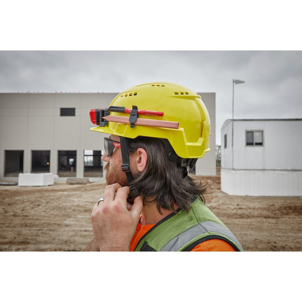 Milwaukee 48-73-1324 Blue Front Brim Vented Safety Helmet - Type 2, Class C