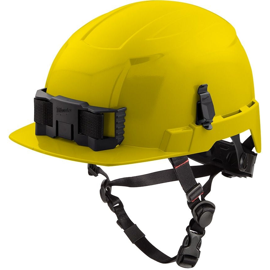 Milwaukee 48-73-1323 Yellow Front Brim Safety Helmet - Type 2, Class E