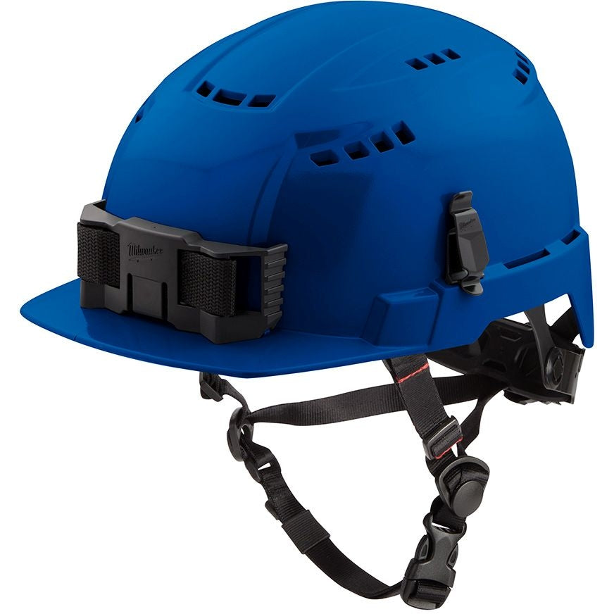 Milwaukee 48-73-1324 Blue Front Brim Vented Safety Helmet - Type 2, Class C